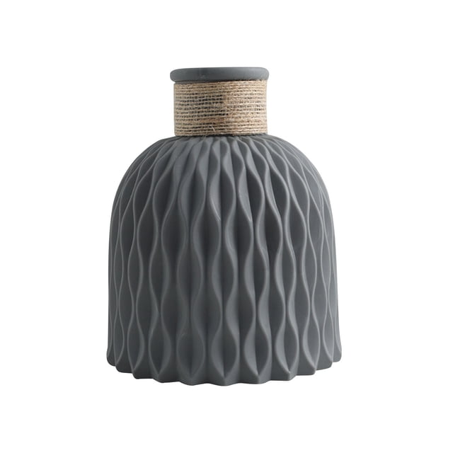 Xihbxyly Jarrón Floral de Estilo Europeo, Diseño Minimalista Moderno, Plástico Resistente, Versátil para Exhibir Flores Frescas y Secas, Elegante Decoración para El Hogar, Ideal para Ocasiones Especi