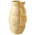 thumbnail image 1 of GROWTH TANK Ceramic Vase Flower Container Decorative Vase for Office Dining Table Decoration Yellow, 1 of 9