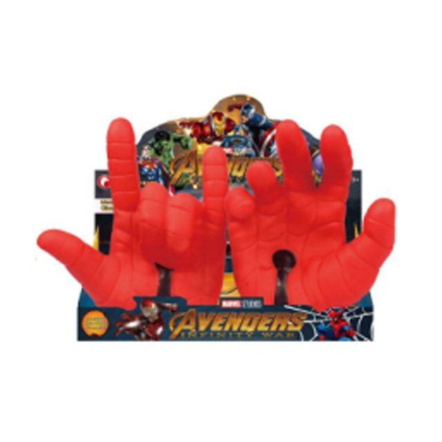 Guantes de Hulk de Marvel, puño de agarre de Hulk, guantes de Spider Man, se pueden coleccionar alrededor de los bordes y dar como regalos para niños