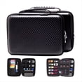 thumbnail image 4 of Electronics Cable Organizer Bag USB Flash Drive Memory Card HDD Case Travel Case SD SDXC SDHC Card Holder Organizer, 4 of 8