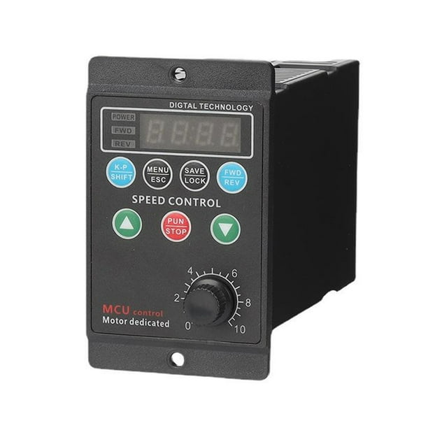 Speravity Inversor de motor Digital 50Hz AC220V Control de velocidades Convertidor de frecuencia Controlador eléctrico profesional Reemplazo Herramientas eléctricas 200W