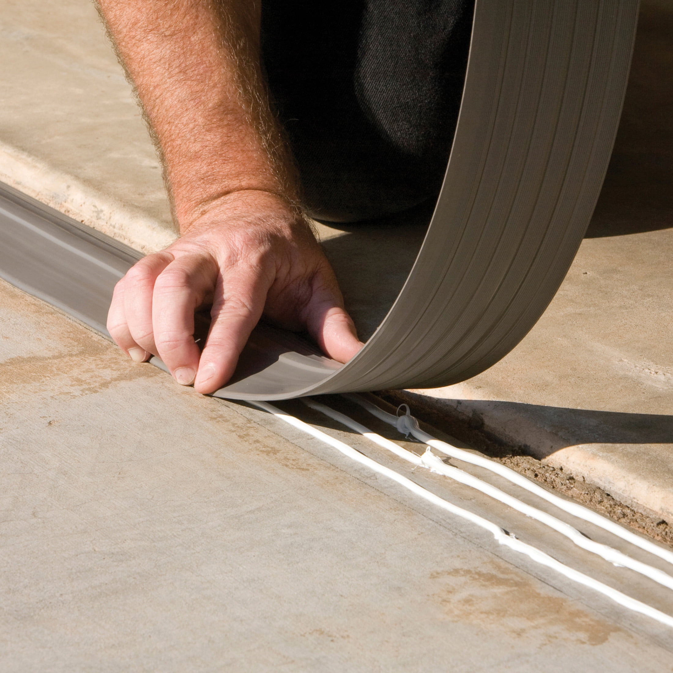 M-D Building Products 50100 10 ft. Gray Vinyl Garage Door Threshold Kit