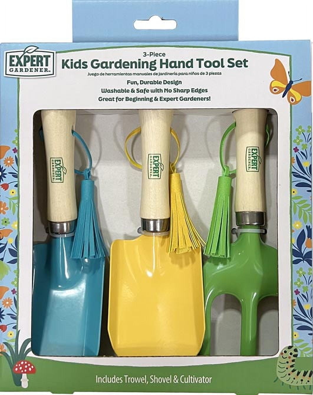 Gardener キャラクターグッズセット Expert Gardener Kid's 3-Piece Gardening Hand Tool Set - Walmart.com