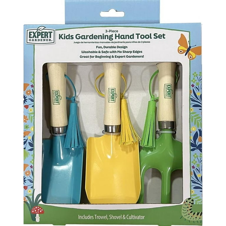 Expert Gardener Kid's 3-Piece Gardening Hand Tool Set - Walmart.com