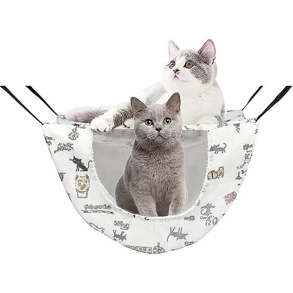 Cat Hammock, Pet Hammock Cage For Cats Kitten Puppy Rabbits Ferrets, Hanging Pet Bed Cat Hammock (cartoon Cat)