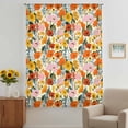 thumbnail image 3 of Floral Sheer Curtains 72 Inches Long, Spring Poppy Daisy Flowers Botanical Beige Light Filering Curtains, Breathable Simi Curtain Privacy Drapes for Living Room Bedroom Lightweight Window Treatment, 3 of 9