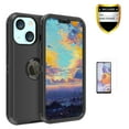 thumbnail image 1 of Xhy iPhone 13 Mini Case + Screen Protectors, Heavy Duty Hard Shockproof Armor Protector Case Cover for iPhone 13 Mini Phone Case (Black), 1 of 7