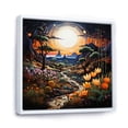 thumbnail image 2 of Designart "Desert Mystique painting" Landscapes Floater Framed Wall Art Print, 2 of 7