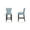 thumbnail image 2 of Tufted Back Counter Stool Grey/Avila, 2 of 5