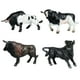 thumbnail image 2 of Figura de 4 piezas de toro simulado, animales realistas, vaca, figura educativa para niños UN, 2 of 8