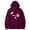 Wine, variant on Plcasen Dog Mom Hoodies Women Dogs Paw Graphic Sweatshirts Hooded Pullover Pets Lovers Tops