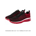 thumbnail image 3 of Zapatos para correr Zapatos de senderismo transpirables Moda para gimnasio Viajes Trabajo (38 Negro Rojo) Wdftyju Tenis De Mujer Tenis De Hombre, 3 of 8