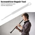 thumbnail image 4 of Sax Adjustment Screwdriver, Small Metal Screwdriver Multifunctional High Hardness Compact Size  for Saxophone Clarinet Repair, 4 of 8