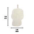 thumbnail image 2 of Vela de craneo chico, 4 piezas en color blanco, 2 of 6