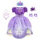 thumbnail image 1 of Vestido de Princesa Sofía para niña, disfraz de Cosplay con apliques de perlas, ropa de tul mullida de lujo para Halloween, nuevo Fivean unisex, 1 of 2