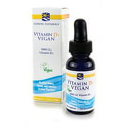 Angle View: Nordic Naturals - Vitamin D3 Vegan, Healthy Bones, Mood, and Immune System Function, 1 Ounce