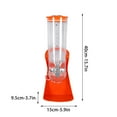thumbnail image 2 of Bigersell Cereal Dispenser with Cup, Dry Food Dispenser Rice Grain Cereal Storage Containers Dispenser Orange, 2 of 7
