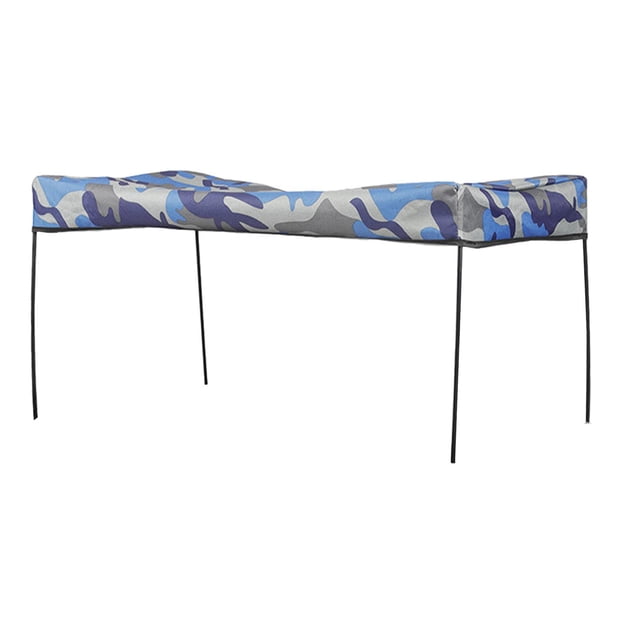 Toldo de Vagón Remolque de Transporte Sunnimix Jardín Camping Carro Sombrilla Azul Camuflaje