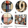 thumbnail image 3 of Designart "Stylish Playful Patterns III" Fashion Canvas Art Print, 3 of 5