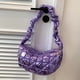 thumbnail image 5 of Bolso de hombro para axilas para mujer, correa de hombro ajustable, bolso de viaje de PU (púrpura) Ndcxsfigh Para Estrenar, 5 of 8