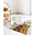 thumbnail image 4 of Farmhouse Roosters Kitchen Dish Towels for Drying Dishes Set of 4, Vintage Sunflowers Farm Countryside Waffle Weave Microfiber Hand Tea Bathroom Towels Quick Dry & Absorbent Towel 12x12, 4 of 7