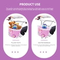 thumbnail image 1 of HOOWIFFY Bike Basket Front Round Pink Plastic for Outdoor Cycling 1Set, 1 of 7