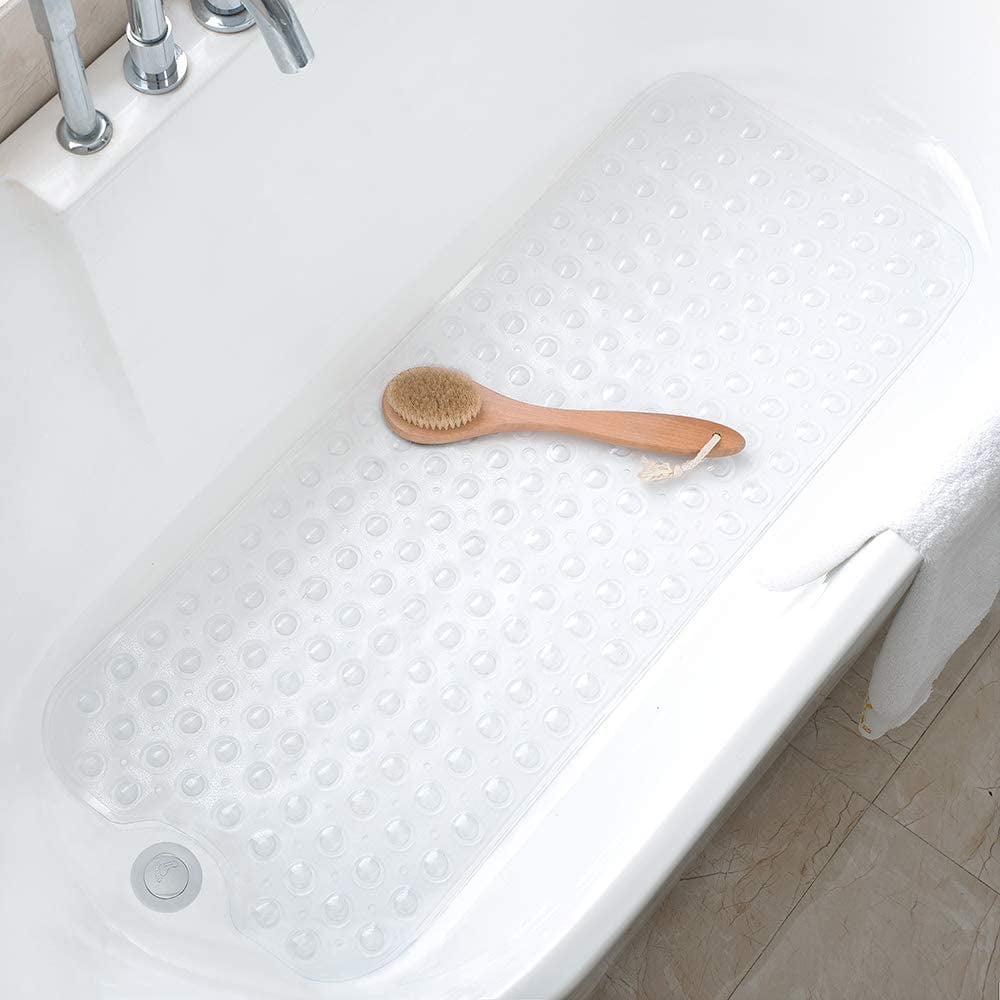 Raincol Bath Tub Shower Safety Mat 40 x 16 Inch NonSlip and Extra