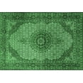 thumbnail image 1 of Ahgly Company Indoor Rectangle Medallion Emerald Green Traditional Area Rugs, 8' x 10', 1 of 4