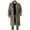 Coffee, variant on Mens Coats Long Warm Turn Down Coat Mens Jacket Winter Light Gray S