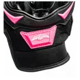 thumbnail image 4 of Guantes Para Motociclista Rosa Dama Negro Con Protecciones Talla M, 4 of 8