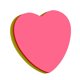 thumbnail image 2 of Notas adhesivas con forma de corazón para estudiantes | Hojas adhesivas coloridas y bonitas | Divertidas pegatinas recordatorias para escritorios, cuadernos y tareas de estudio, 2 of 6