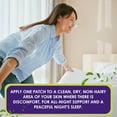 thumbnail image 5 of The Friendly Patch Relief Night, Pain Patches 8 Count, Arnica, Melatonin, Body Part that hurts, sleep Patches, 5 of 10