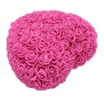 thumbnail image 1 of Rosas Artificiales Corazón Espuma Falso Hecho A Mano Romántico, 1 of 7