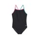 thumbnail image 1 of Traje de baño para niña Speedo de una pieza con tirantes delgados y protección UPF 50+, 1 of 1