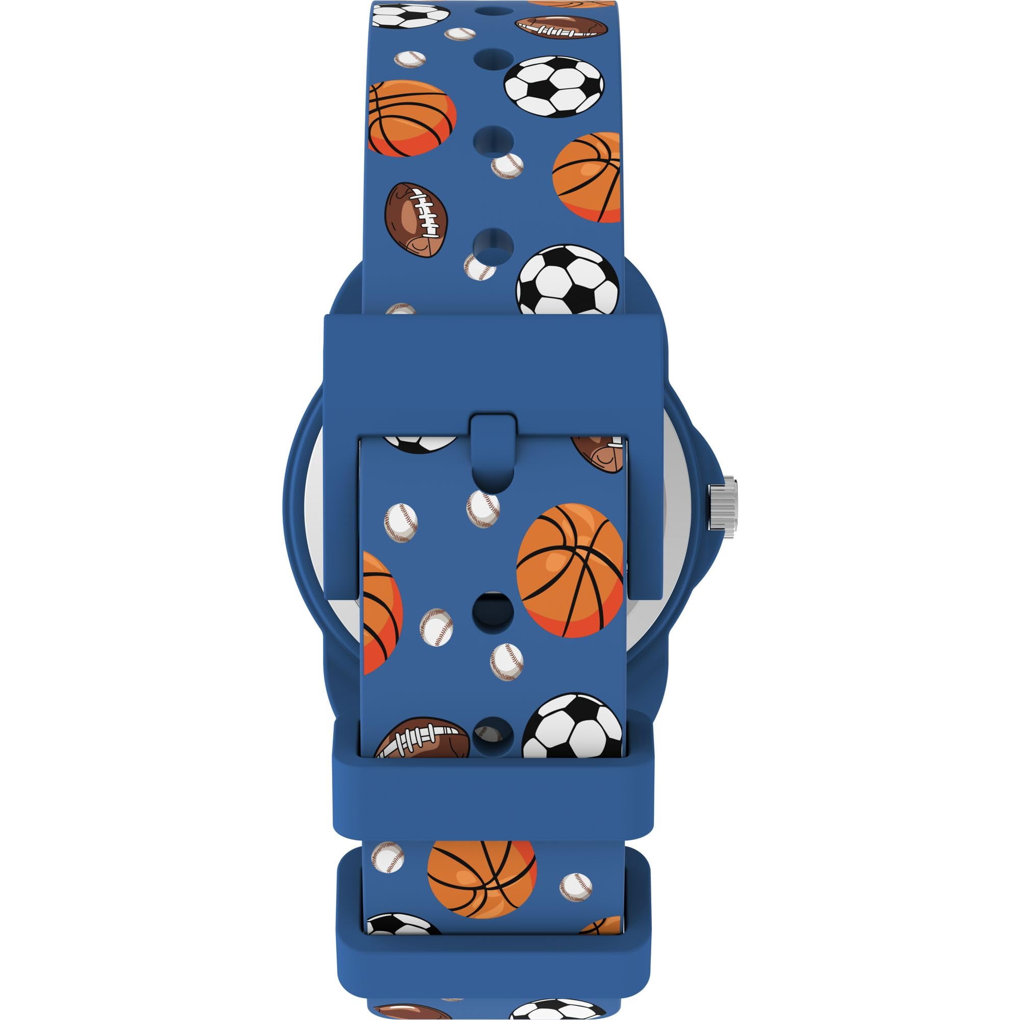 Timex Youth Kids Time Teacher 30mm Watch - Blue Strap White Dial Blue Case