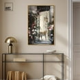 thumbnail image 3 of Elegant Flower Storefront Canvas Fashion Designer Wall Art by Art Remedy, Gold Frame, 24" x 36", 3 of 7