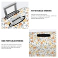 thumbnail image 5 of Lsque Floral1 Printed Luggage Cover, Travel Luggage Protector,Scratch and Dirt Resistant, Fits 18-32 Inch Luggage - X-Large, 5 of 9