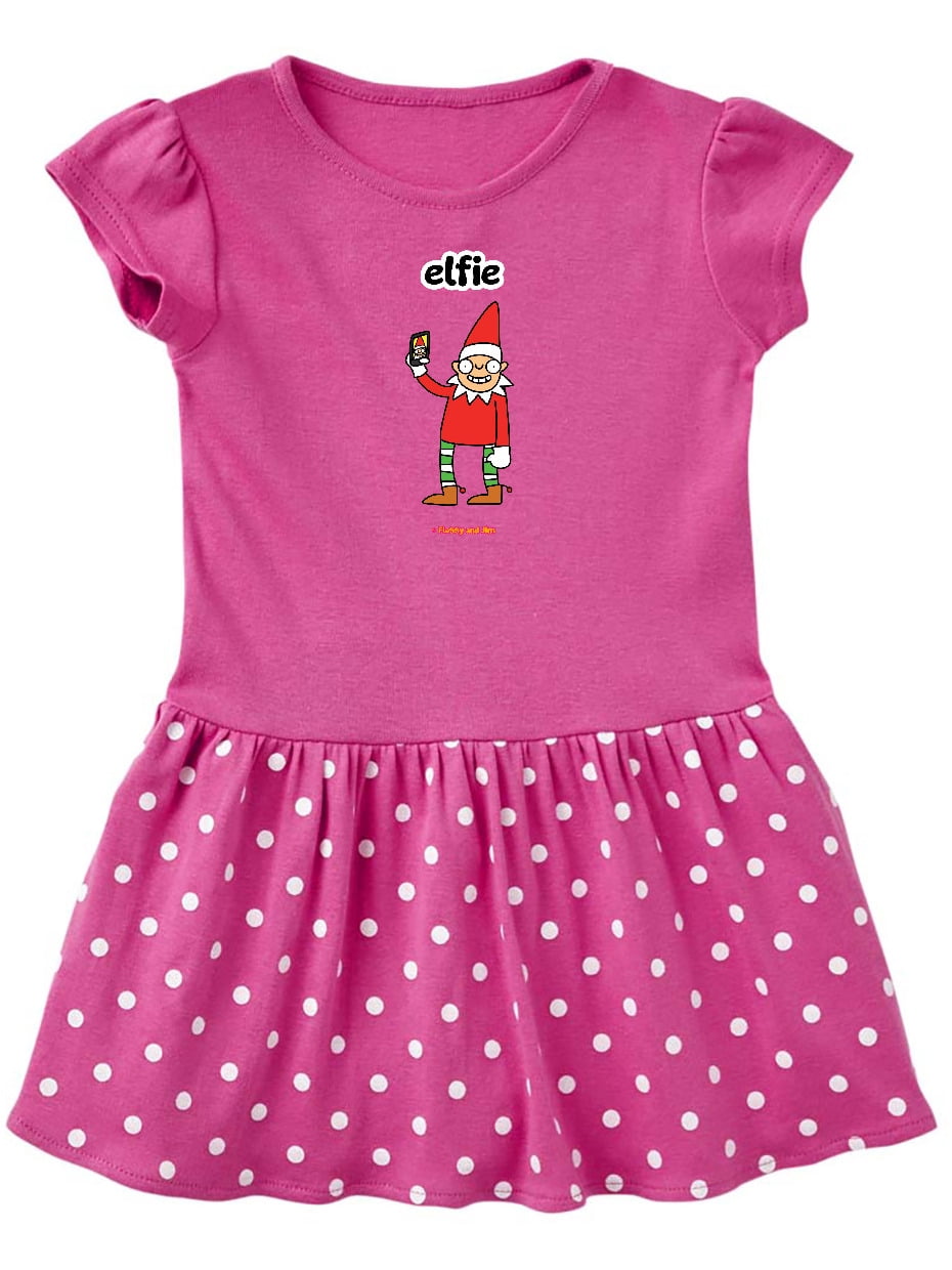 Inktastic Elfie Infant Dress Female 