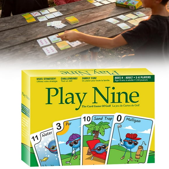 Play Nine The Card Game Of Golf, The Card Game For Families Strategy Game For Couples Fun Game Night Kids Teens And Adults The Perfect