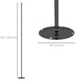 thumbnail image 3 of Outsunny String Light Poles, 8' Steel Light Poles for Outside, 4 Pack, 3 of 10