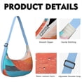 thumbnail image 2 of Crescent Crossbody Bag Abstract Geometry Colorful Sling Bag for Unisex Women Men Casual Trendy Small Shoulder Bag Purse, 2 of 5