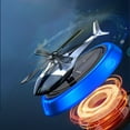 thumbnail image 2 of DAMIFU Car Air Freshener Solar Power Rotating Airplane Helicopter Car Perfume Auto Automatic Aroma Diffuser Auto Interior Decoration blue, 2 of 8