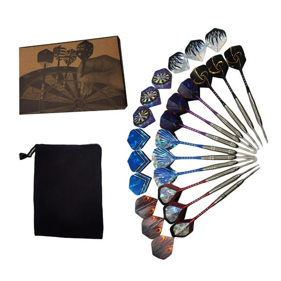 Steel Point Darts PET Flight Aluminum Darts Shafts Iron Barrels Steel Tip Darts