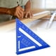 thumbnail image 1 of Cuadrado De Viga De 7 Pulgadas, Herramienta De Carpintero Con Regla De 45 Y 90 Grados De Doble Escala De Aleación De Aluminio, Con Marcas Grabadas Y Acabado Mate, Para Proyectos, 1 of 7