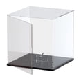 thumbnail image 4 of Soporte para pelotas de fútbol de acrílico transparente, soporte para almacenamiento de objetos coleccionables deportivos, soporte para baloncesto Negro, 4 of 9