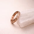 thumbnail image 2 of Pure Copper Stacking Ring, Minimalist Textured Band Ring, Handmade Bohemian Jewelry, 2 of 2