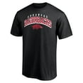 thumbnail image 2 of Men's Black Arkansas Razorbacks Line Corps T-Shirt, 2 of 3