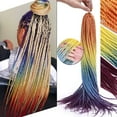 thumbnail image 1 of SEGO Synthetic Hair Senegalese Twist Crochet Braids Hair with Crochet Hooks 30 Strands/Pack Braiding Hair Extensions, 1 of 6