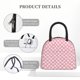 thumbnail image 4 of Disketp Irregular Plaid Bolsa Térmica para Almuerzo, Lonchera con Abertura Amplia y Gran Capacidad, Organizador Reutilizable para Mujeres, Hombres y Adultos, 4 of 6