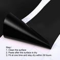 thumbnail image 4 of Uxcell 5.9x2.3" Footprints Floor Stickers Footprint Wall Stair Decal Sticker, Black 4 Pairs, 4 of 6